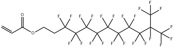 アクリル酸3,3,4,4,5,5,6,6,7,7,8,8,9,9,10,10,11,12,12,12-イコサフルオロ-11-(トリフルオロメチル)ドデシル 化学構造式
