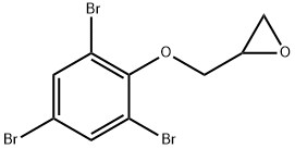 [(2,4,6-三溴苯氧基)甲基]环氧乙烷	,5296-40-2,结构式