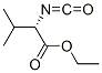 2-异氰酰-3-甲基丁酸乙酯, 5296-78-6, 结构式