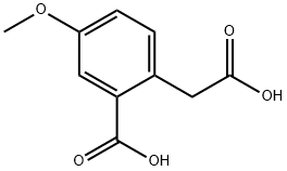 2-CARBOXYMETHYL-5-METHOXY-BENZOIC ACID Struktur