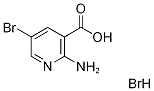 2-氨基-5-溴烟酸氢溴酸盐, 52963-33-4, 结构式