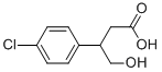 3-(4-Chlorophenyl)-4-hydroxybutyric Acid Structure