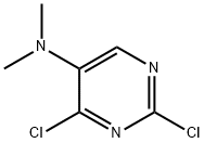 2,4-dichloro-N,N-dimethyl-pyrimidin-5-amine 化学構造式
