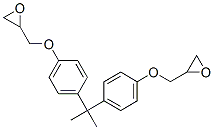 2-丙烯酸与2,2,-[(1-甲基亚乙基)双(4,1-亚苯氧基亚甲基)]双环氧乙烷的聚合物 结构式