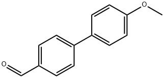 4'-メトキシビフェニル-4-カルボキシアルデヒド 化学構造式