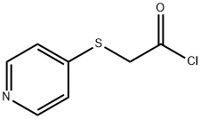 (4-ピリジルチオ)アセチルクロリド 化学構造式