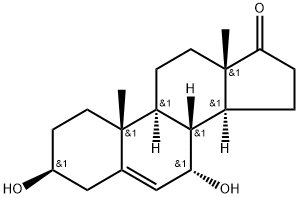 7-alpha-Hydroxydehydroepiandrosterone Struktur