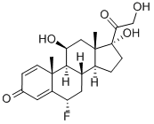 氟泼尼龙,53-34-9,结构式