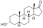 (5β)-アンドロステロン 化学構造式