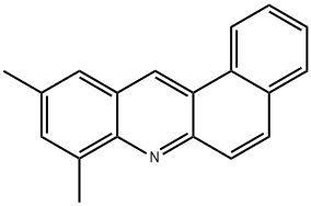 8,10-dimethylbenz[a]acridine Struktur