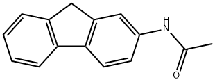 2-ACETAMIDOFLUORENE Struktur
