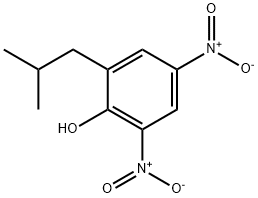 2-(1-Methylpropyl)-4,6-dinitrophenol Struktur