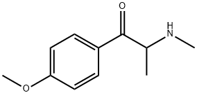 4-[2-(メチルアミノ)プロピオニル]アニソール 化学構造式