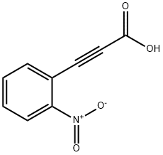 o-ニトロフェニルプロピオール酸 化学構造式
