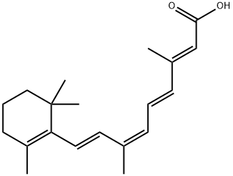 9-顺式维甲酸,5300-03-8,结构式