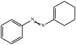 1-(フェニルアゾ)シクロヘキセン 化学構造式