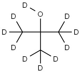 叔-丁醇-D10,53001-22-2,结构式