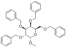 甲基-2,3,4,6-四-O-苄基-Α-D-吡喃半乳糖苷,53008-63-2,结构式