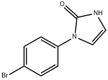 1-(4-溴-苯基)-1,3-二氢-咪唑基-2-酮 结构式