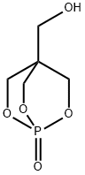 4-ヒドロキシメチル-2,6,7-トリオキサ-1-ホスファビシクロ[2.2.2]オクタン1-オキシド 化学構造式