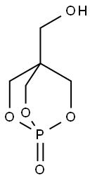 2,6,7-三氧杂-1-磷杂双环(2.2.2)辛烷-4-甲醇-1-氧化物,5301-78-0,结构式