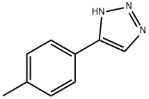 4-(4-Methylphenyl)-1H-1,2,3-triazole, 5301-96-2, 结构式