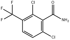 2,6-Dichloro-3-(trifluoromethyl)benzamide, 53012-81-0, 结构式