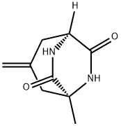 6,8-Diazabicyclo[3.2.2]nonane-7,9-dione,1-methyl-3-methylene-,(1S,5S)-(9CI)|