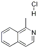 Isoquinoline, 1-Methyl-, hydrochloride 结构式