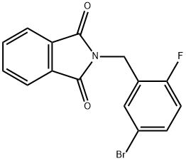 N-(5-BROMO-2-FLUOROBENZYL)PHTHALIMIDE Structure