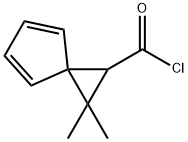 Spiro[2.4]hepta-4,6-diene-1-carbonyl chloride, 2,2-dimethyl- (9CI) 结构式