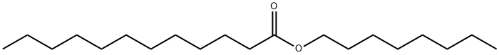 月桂酸辛酯	, 5303-24-2, 结构式