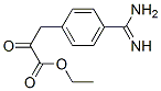 ethyl 4-amidinophenylpyruvate Struktur