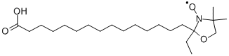 16-DOXYL-ステアリン酸 フリーラジカル 化学構造式