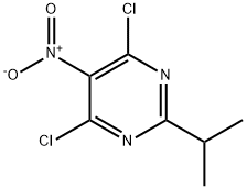 4,6-DICHLORO-2-(1-METHYLETHYL)-5-NITROPYRIMIDINE Struktur
