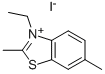 2,6-DIMETHYL-3-ETHYLBENZOTHIAZOLIUM IODIDE Struktur