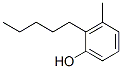 o-n-amyl-m-cresol  Struktur