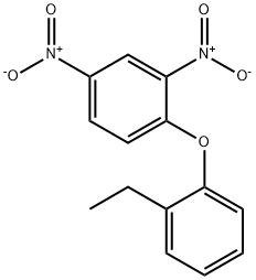 1-(2-Ethylphenoxy)-2,4-dinitrobenzene 结构式