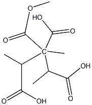 tetramethyl propane-1,2,2,3-tetracarboxylate Struktur
