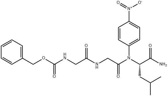 Z-GLY-GLY-LEU-PNA, 53046-98-3, 结构式