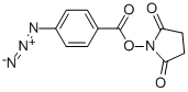 N-HYDROXYSUCCINIMIDYL-4-AZIDOBENZOATE Structure