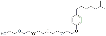 14-(p-isooctylphenoxy)-3,6,9,12-tetraoxatetradecan-1-ol Structure