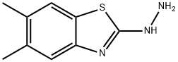 2(3H)-Benzothiazolone,5,6-dimethyl-,hydrazone(9CI) Structure
