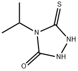 4-异丙基-5-巯基-3-羟基-1,2,4-三唑, 53065-47-7, 结构式