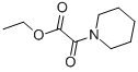 α-オキソ-1-ピペリジン酢酸エチル 化学構造式