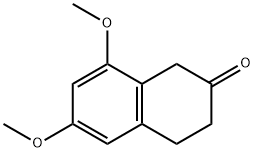 6,8-二甲氧基-3,4-二氢-1H-2-萘酮, 53076-59-8, 结构式