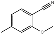 2-METHOXY-4-METHYLBENZONITRILE 化学構造式