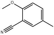 2-Methoxy-5-methylbenzonitrile Struktur