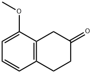 8-Methoxy-2-tetralone Struktur