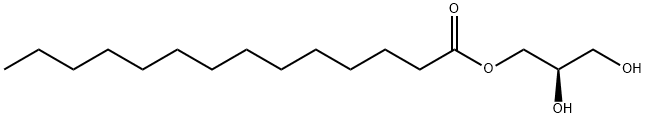 (-)-D-Glycerol 1-myristate Struktur